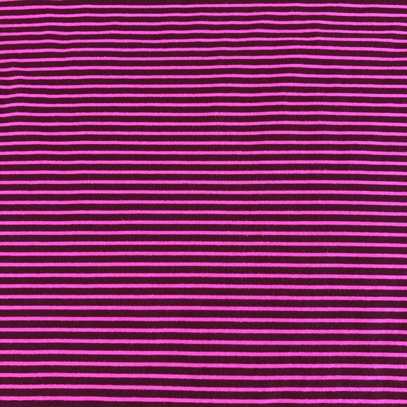 Lululemon Activewear Racerback Stripped Yoga Top Burgundy + Pink Sz 8 - no tags - Picture 3 of 8